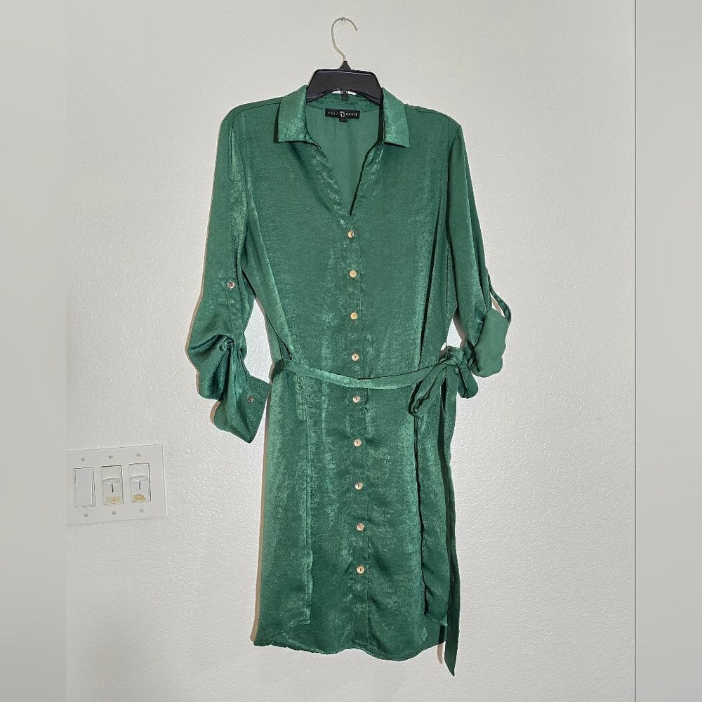 "Fred David" women shirt dress size L - Picture 4 of 14